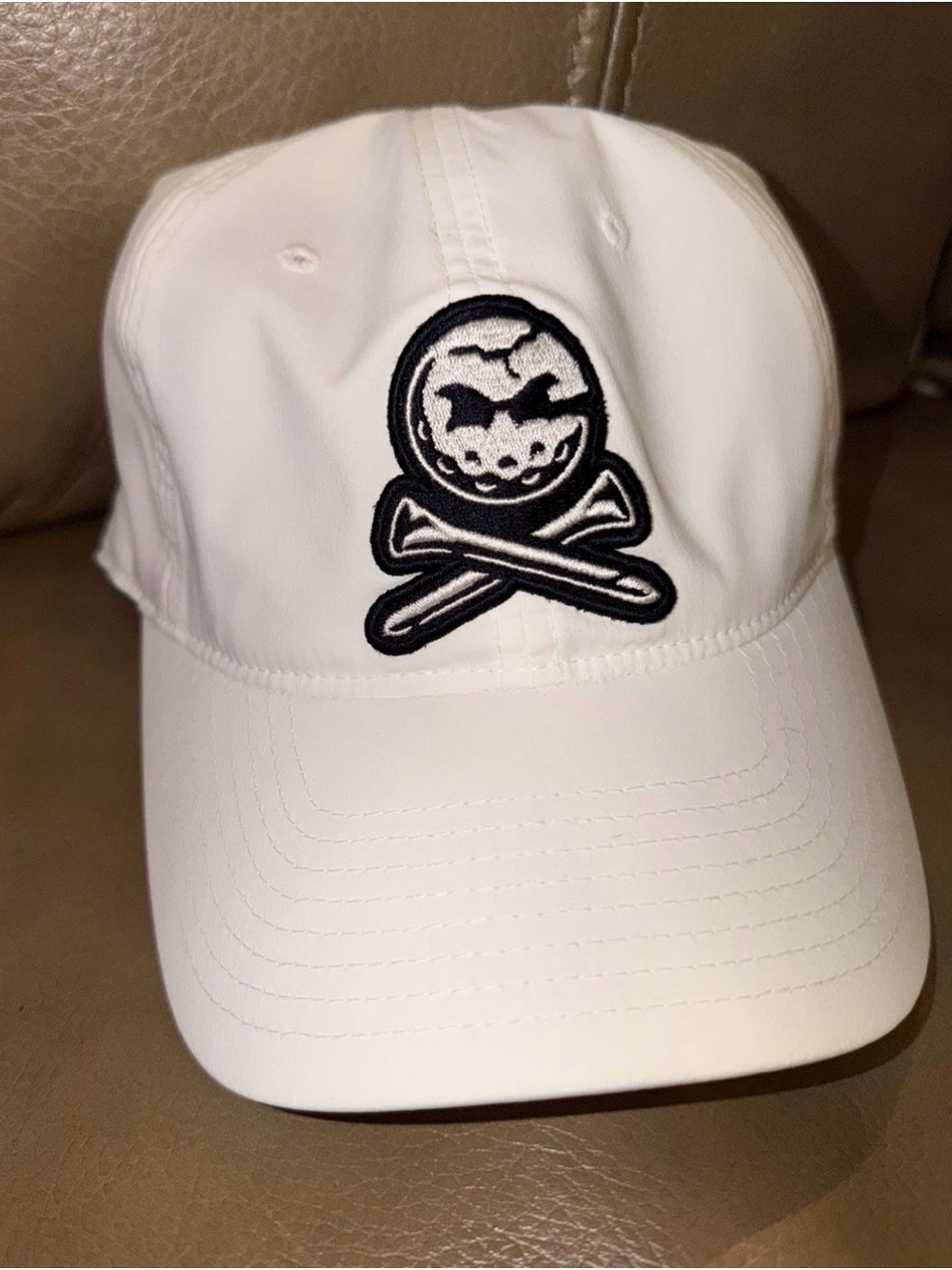LIV Golf Crushers - GC Bold Logo Hat - Adjustable -  White Bryson DeChambeau